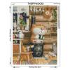 Алмазная вышивка мультфильм кот узор стразы фотографии Diy алмазная живопись вышивка крестом