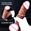 Скин Слайдинг Крайняя плоть Реалистичные фаллоимитаторы для женщин Яички Фаллоимитатор Анальный Вагинальный Мастурбация Страпон Большой Пенис Член Игрушки для взрослых