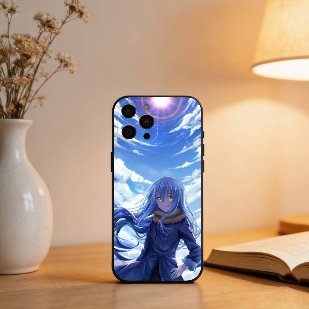 R-Rimuru-U Tempest T-Tensei Чехол для телефона для iPhone 17,16,15,14,13,12,11 Plus,Pro Max,XS, Мягкий силиконовый черный чехол