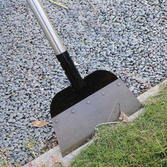 Скребок для льда на подъездной дорожке, плоская лопата со съемной длинной ручкой, прочная лопата для уборки, удаление сорняков для сада, тротуара, пола, льда, снега