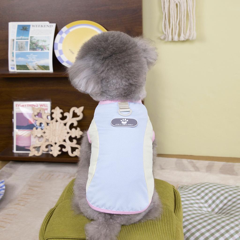 Летний тонкий жилет для подтяжки живота для маленькой собаки Bigbear Teddy Легкий и дышащий для прогулок Домашний питомец Собака Собачья одежда