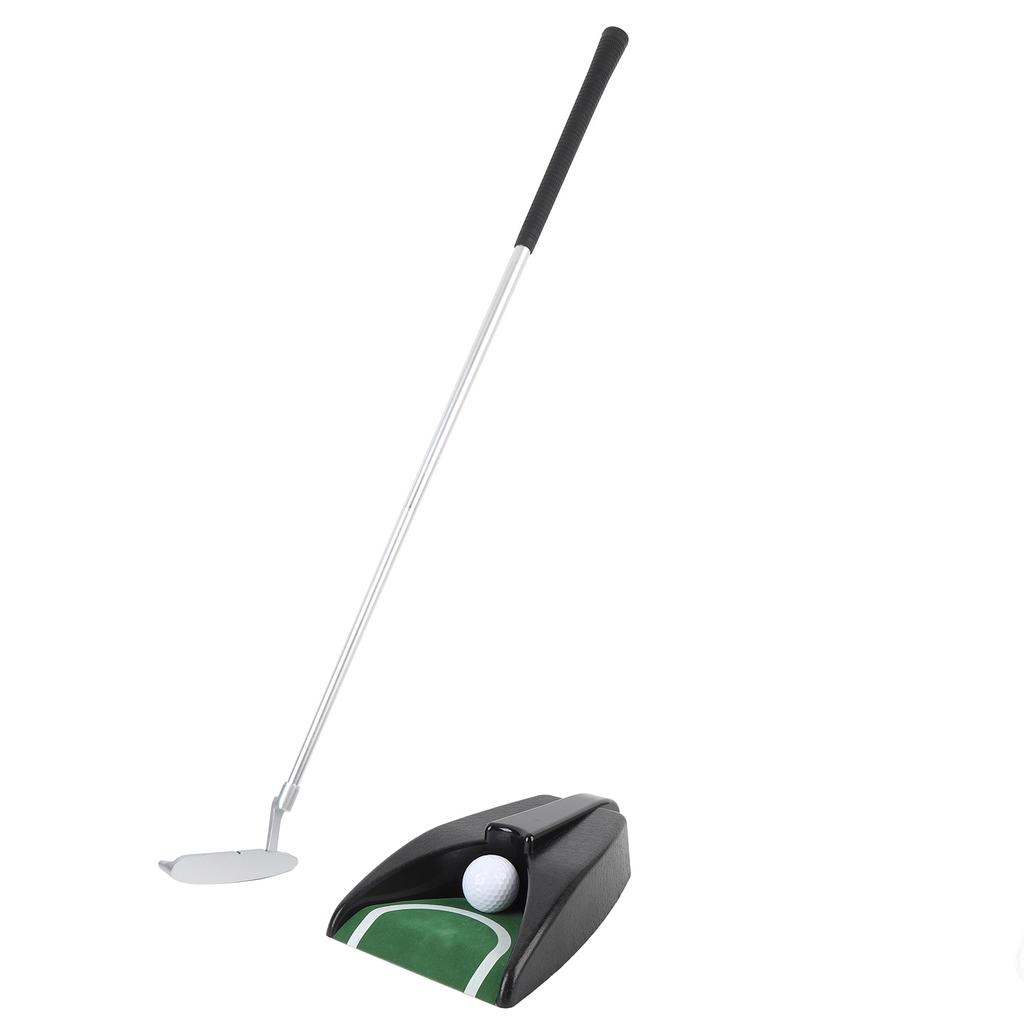 Портативный набор паттеров, правый паттер из сплава ТПЭ с чашкой для автоматического возврата мяча, искусственная кожа