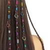 Metal Construction Dreadlock Hair Beads Hollow Out Design Multi Style Hair Braiding Cuffs Clip On Loc Hair Jewelry Girls Hair