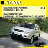 Interior Door Handle For 2005-2010 Kia Sportage Front or Rear RH Black Plastic