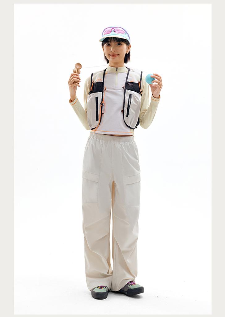 Explore outdoor men's and women's casual pants, waterproof, breathable, fast drying, parachute pants, sports, hiking, loose workwear pants