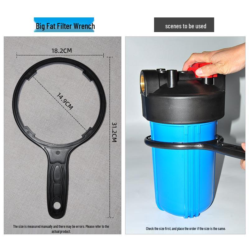 Универсальный ключ для фильтра очистителя воды и корпус мембраны предварительной фильтрации для больших колб Big Blue 10 и 20 дюймов