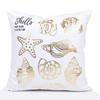 Hot Stamping Pillowcase Nordic Ins Style Indian Feather Pineapple Gold Cushion Nordic Simple