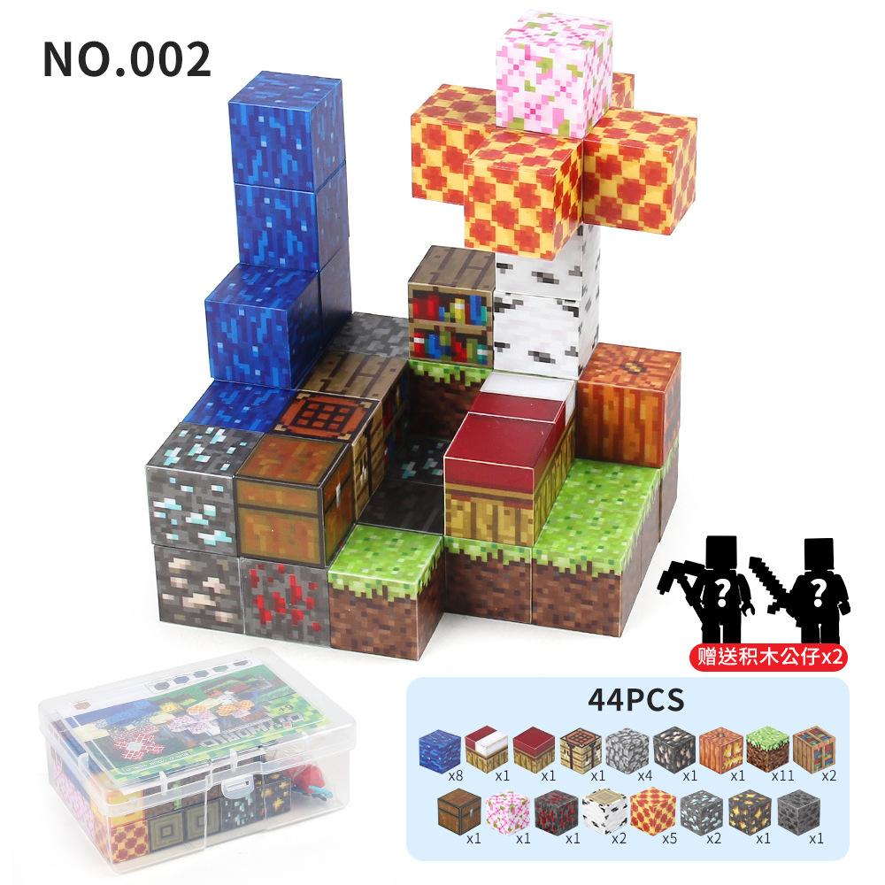 Source Factory 60 Models My Magnetic World Magnetic Block Theme Set Diy Build Magnetic Building Block Toys