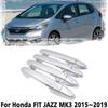 4x Роскошная хромированная накладка на дверную ручку для Honda FIT GP5 GK5 JAZZ MK 3 2014~ 2015 2017 2018 Защитная накладка Автоаксессуары