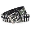 Ремень Rivet Belt Men's Bullet Belt Punk Rock Style Camouflage Bants Belt Men's And Women's Personality Belt