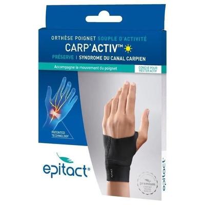 Epitact Carp'Activ Гибкий ортез для запястья для активной деятельности Предотвращает синдром запястного канала Правый Размер L 1 шт.