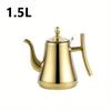 1,5 л заварочный чайник из нержавеющей стали для заваривания чая, чайник для отеля, ресторана, бытовой индукционной плиты, для приготовления пищи, цветочный чайник, кофейник