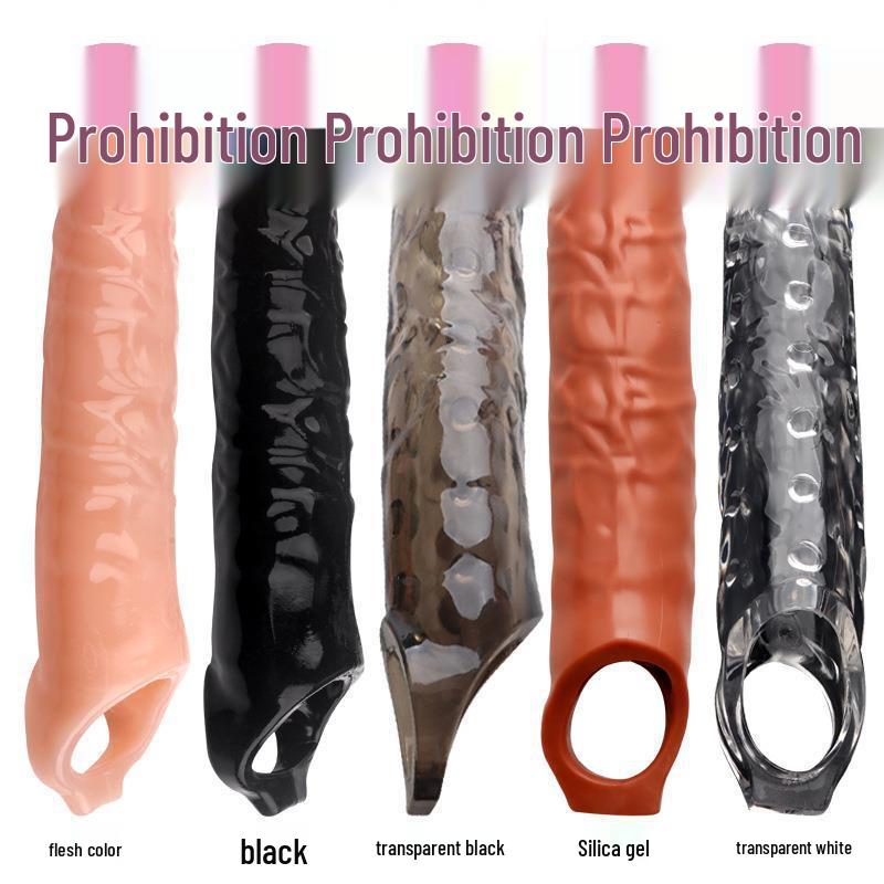 Armor Man Хрустальный зуб волка Рукав для удлинения пениса для пар