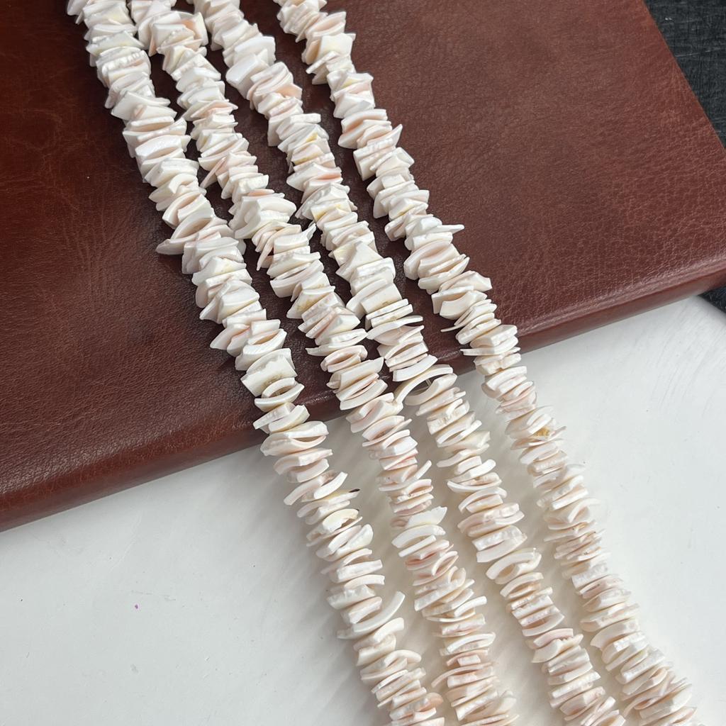 Натуральные бусины из ракушек, Модные неправильные бусины-разделители ручной работы, 7-10 мм, для DIY ожерелья, браслета, аксессуаров для ножной браслет, креативное изготовление ювелирных изделий 38 см