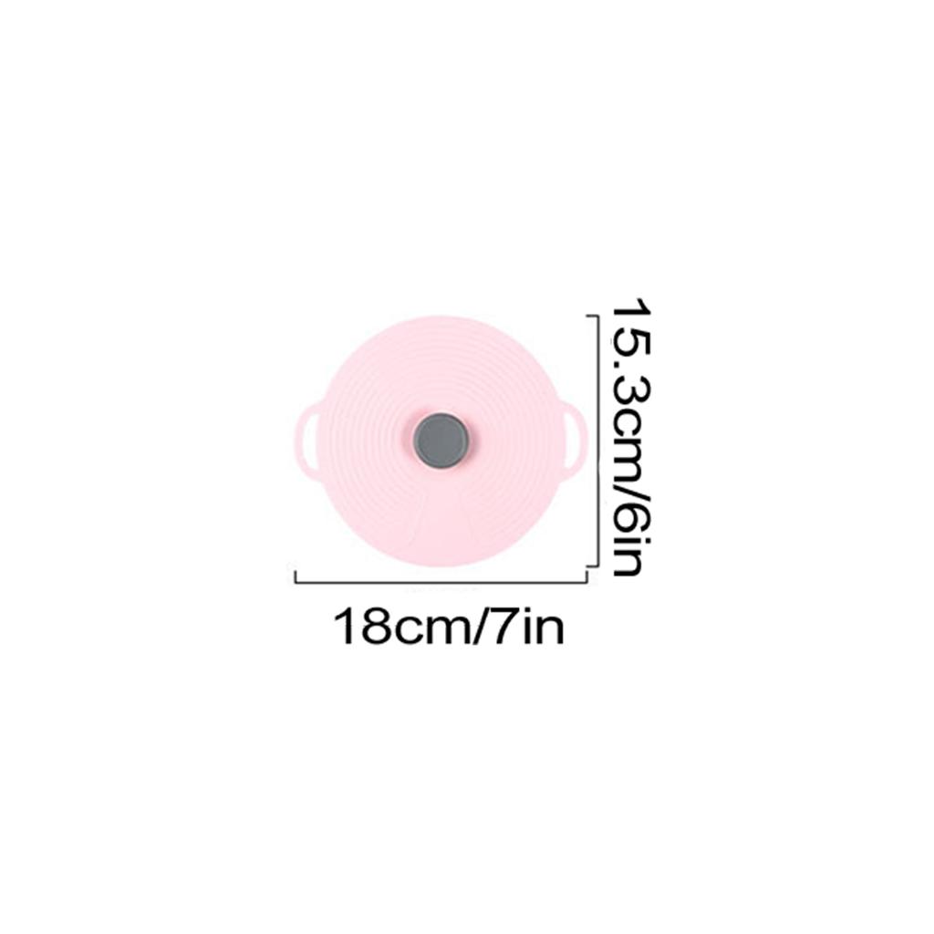 Leeseph Silicone Lids for Bowl, Reusable Sealed Suction Lids Fits Cups, Bowls, Plates, Pots, Pans, Food Storage Kitchen Gadgets