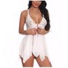 Нижнее белье для женщин с закрытием спереди Кружева Babydoll V-образным вырезом Сетчатое белье для сна