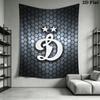 FC Dynamo Moscow Wall Tapestry Aesthetic Wall Hanging Printed Fabric Blanket Decorative Tapestries for Bedroom Living Room Home Decor