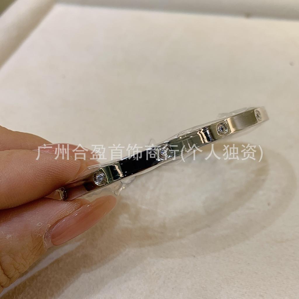 V Gold CNC Высокая Версия Браслет Любовь Узкая Средняя Широкая Версия Новый Женский Толстый Покрытый 18K Розовым Золотом Браслет для Пары