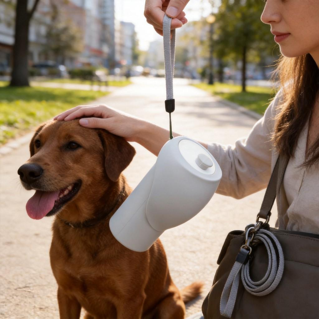 Pet Travel Water Bottle With Food Grade Silicone Folding Design For Dogs