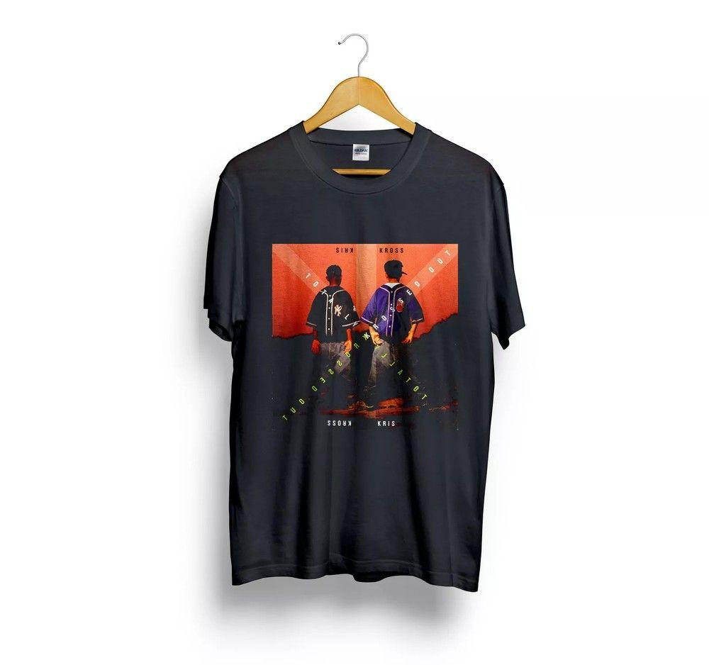 Unisex shirt Cotton Oversize Large Size Kris Kross Black T-Shirt Size S-2XL.webp
