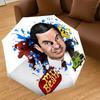1PC Mr Bean Umbrella-8-Rib Reinforced, Automatic Open, Lightweight & Durable, Cute Fashion Accessory for Outdoor-W116