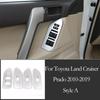 АБС-пластик Серебристый Для Toyota Land Cruiser Prado FJ150 150 2010-2019 Наклейка на Панель Центральной Консоли Чехол на Внутреннюю Ручку Аксессуары