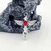 Ретро Кулоны-Подвески Крест с Рубинами и Сапфирами - Аксессуары для DIY