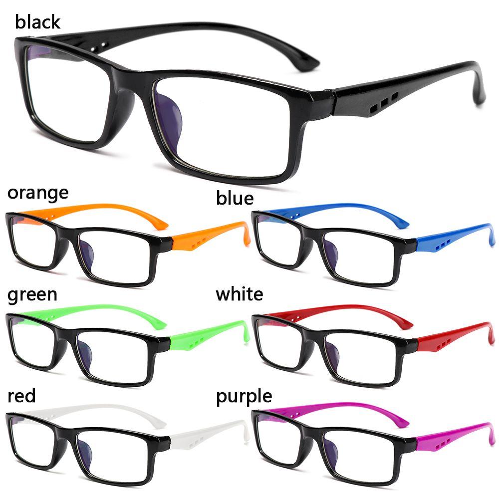 Computer Vintage Square Ultra Light Frame Eye Protection Eyeglasses Anti-Blue Light Glasses
