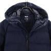 Uniqlo Бесшовная пуховая куртка M Темно-синяя Мужская Б/У