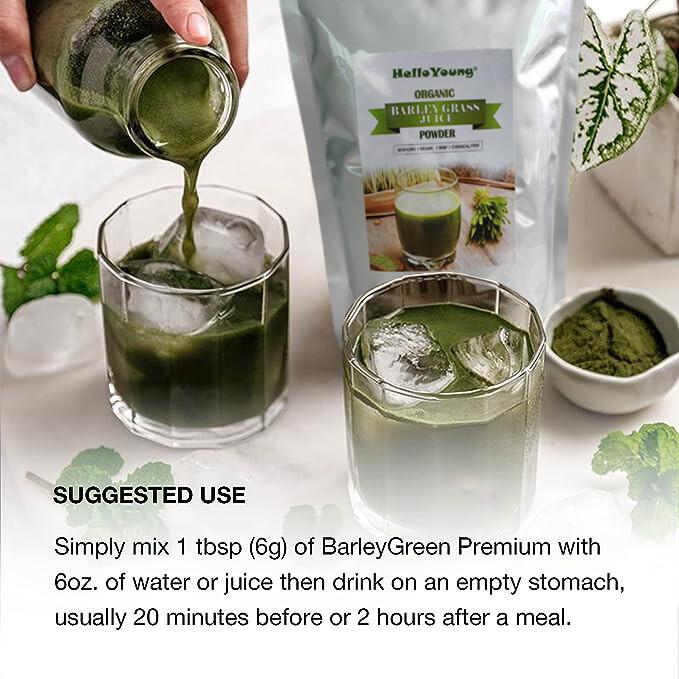 250g Organic Barley Grass Powder Milk Shake Smoothie Ice Cream PURE NO FILLERS
