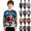 Christmas Sweatshirt Boys Girls Ugly Xmas Christmas Shirt Crewnek Toddler Long Sleeve Pullover Outfit Tops