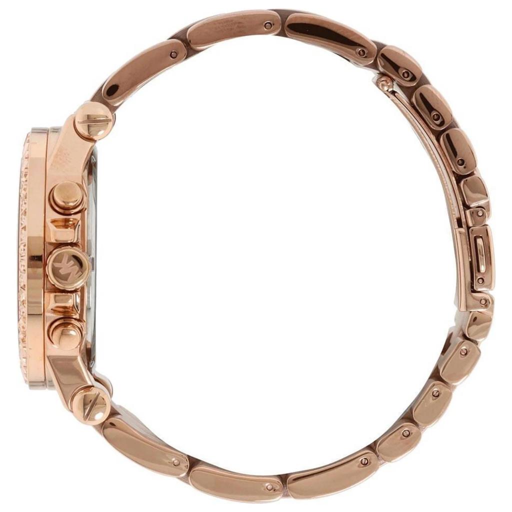 MICHAEL KORS Dylan Women's Quartz Chronograph Watch Rose gold Dial Rose-gold-tone stainless steel Strap 42mm MK5412