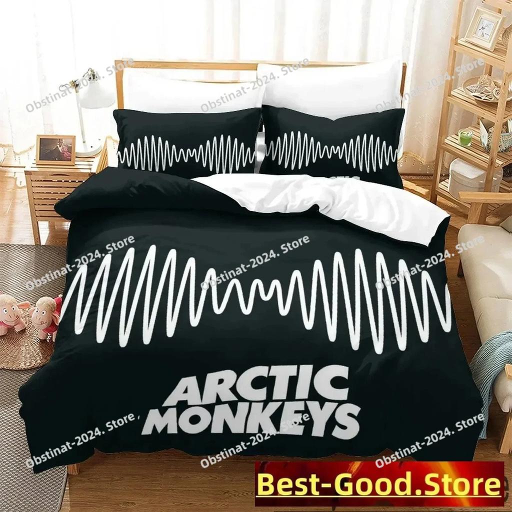 3D Печать Arctic Monkeys Постельное белье Мальчики Девочки Односпальный Двуспальный Queen King Размер Пододеяльник Наволочка Постельное белье для мальчиков Взрослый Домашний текстиль