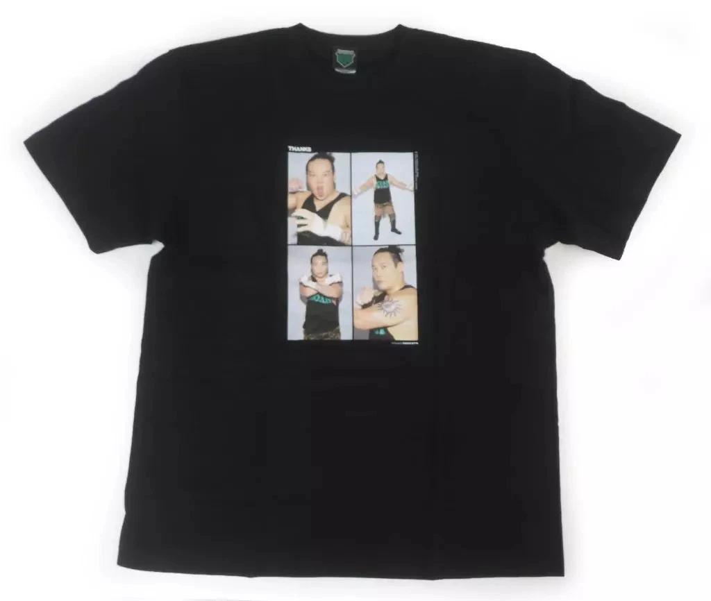 Pro Wrestling Noah Hi69 Thanks Memorial Photo Black T T-Shirt XL