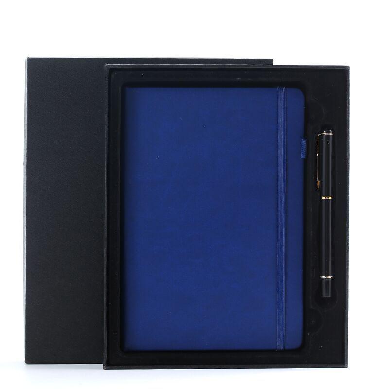 «Блокнот формата А5 в твердом переплете с полиуретановым ремешком, настраиваемым логотипом, свежим и простым дизайном»