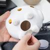 Ceramic Crown Pig Piggy Bank Golden Dot Cartoon Pig Coin Money Bank Home Office Bookshelf Desktop Decoration Ornament Kids Adults Gift