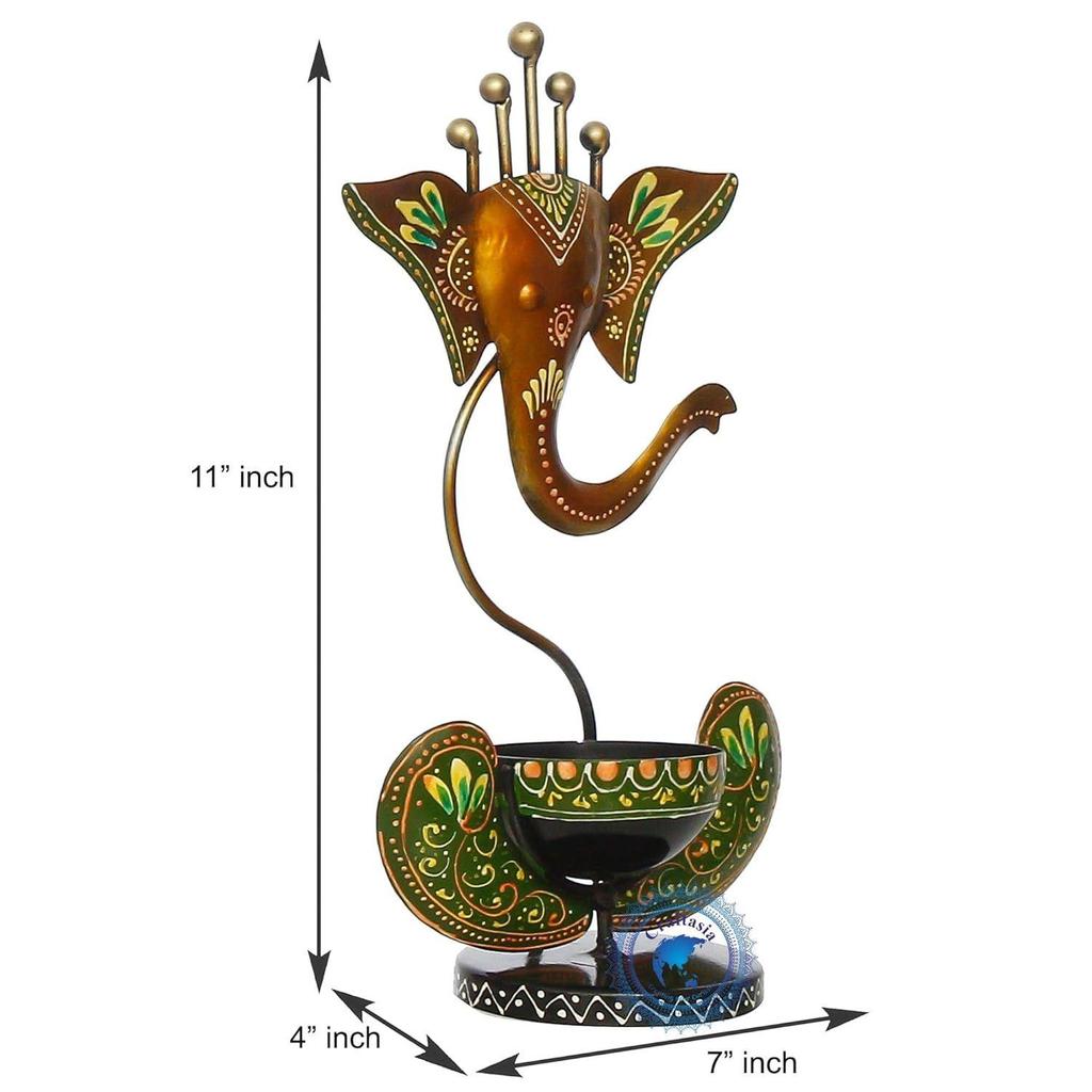 Tealight Candle Holder/Handicraft Metal/Candle Holder Stand Showpiece/Statue Home Decor, Living Room, Puja Room, Drawing Room