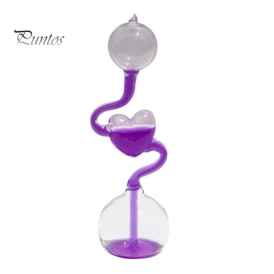 Glass Hand Boiler Love Heart Thermometer Toy Educational Science Toy Multifunctional Science Experiment Hand Boiler Gift for Children Adults