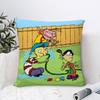 Мультяшная наволочка Ed, Edd n Eddy, плюшевая ткань, мягкая, двусторонняя печать, чехол для диванной подушки, декоративные чехлы для подушек