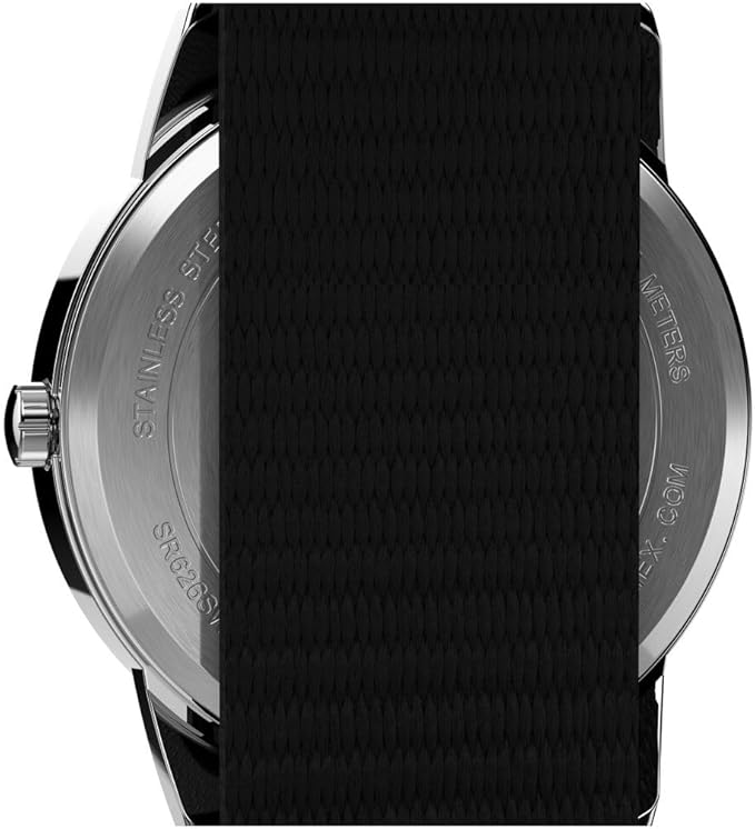 TIMEX Easy Reader TW2U84900 Кварцевые часы Белый циферблат Черный кожаный ремешок Мужские Япония Оригинал