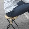 Ultra-light Folding Stool Oxford Cloth Outdoor Picnic Bench Portable Zipper Campstool  Train