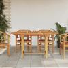 VidaXL Extendable Garden Table 110-160x80x75 Cm Solid Teak Wood, Outdoor Table, Garden Furniture, Furniture of 363486