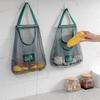 Fruit and Vegetable Ginger Garlic Hanging Bag Kitchen Storage Bag Moisture-proof Hanging Bag Net Hanging Bag Wall Hanging Hollow Breathable Storage