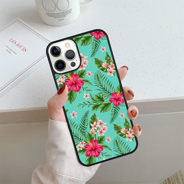 Чехол для телефона с листьями монстеры и цветами пальмы для iPhone 17 Air 14 15 16 13 12 Чехол для Apple 14 15 16 Pro Max Plus