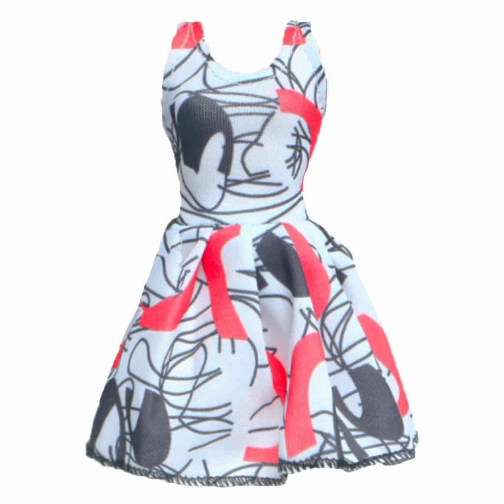 Clothes for 30cm Doll Daily Casual Outfits Pants T-shirt Skirts Mini Dress Fat Curvy Size 11.5 Inch Doll Accessories