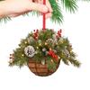 Garland Acrylic Christmas Pendant 2D Hanging Accessories Cartoon Hanging Basket Hanging  Gift
