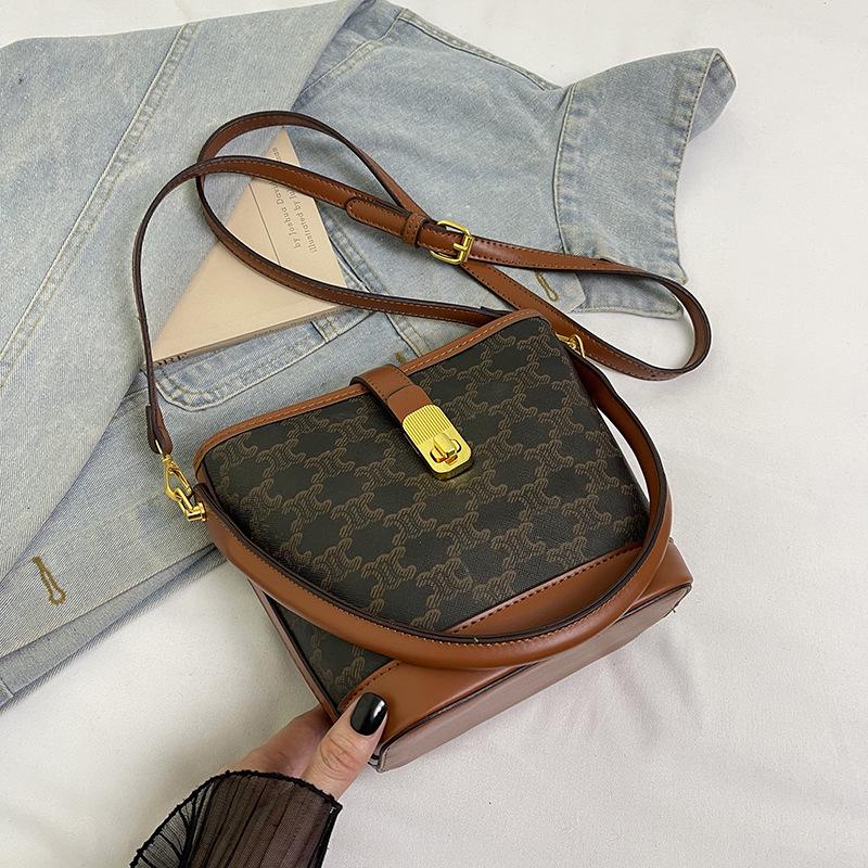 Модная роскошная сумка в корейском стиле с принтом: Женская универсальная сумка на плечо и через плечо