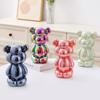 25.5cm Creative Balloon Bear Abstract Ceramic Ornament Sculpture Study Room Statue Home Decor Office Accessories Decoration Gift