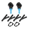 Форсунка лобового стекла для HOPESPANNER Jeep № 5303834AB Черная форсунка лобового стекла Омыватель дворников Пластик 1 комплект
