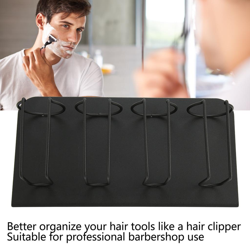 Держатель для машинки для стрижки волос Многоцелевой настенный из нержавеющей стали Подставка для электрической машинки для стрижки волос для салонных инструментов